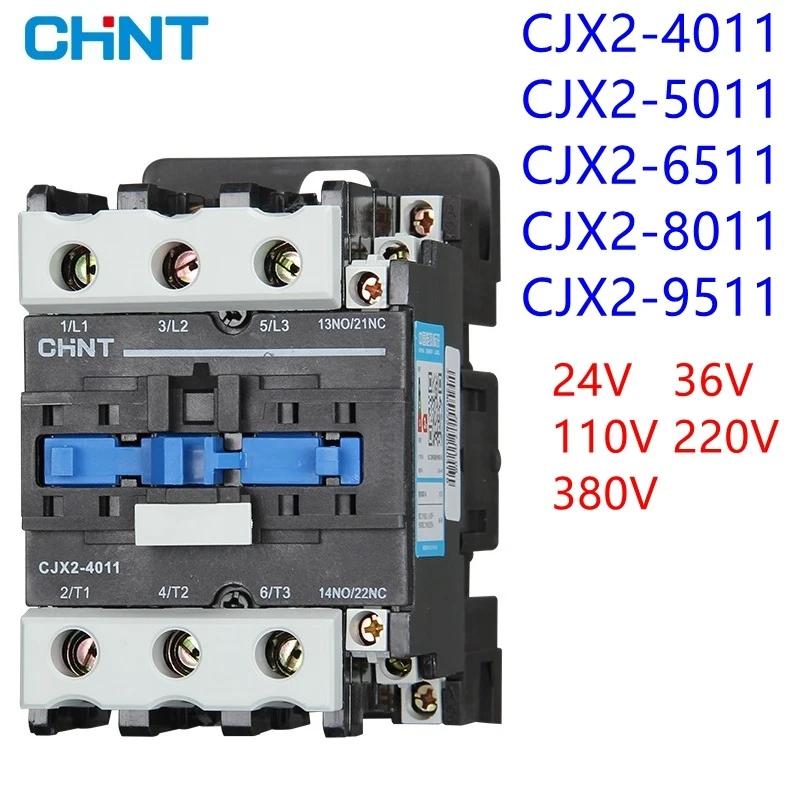 CHINT AC ˱ CJX2- 4011 5011 6511 8011 9511 40A 50A 65A 80A 95A 24V 36V 110V 220V 380V NXC LC1